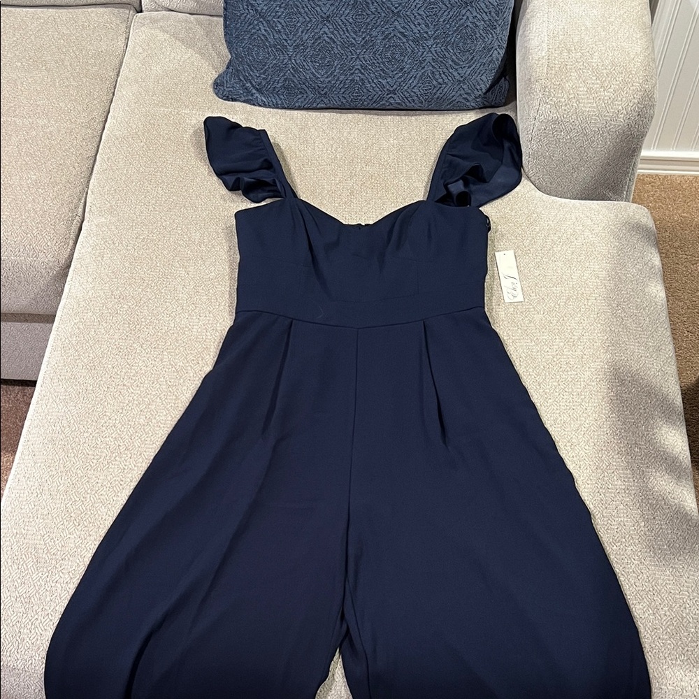 Elegant Navy Jumpsuit